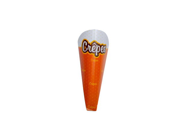 CONES CREPES 12X2.5X19CM BLANC /200 – Image 3